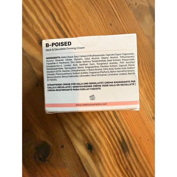 NEW Maelys B-POISED Neck & Décolleté Firming Cream 1.7oz - Picture 7 of 9